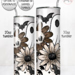 19830 ghost flowers personalised tumbler 2