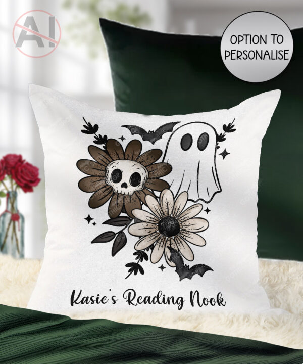 19834 ghost flowers personalised cushion 1