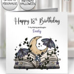 19835 cottagecore bookish greetings card 1