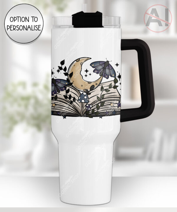 19839 cottagecore bookish open book 40oz tumbler 1