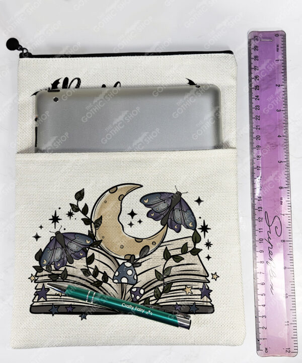 19843 cottagecore bookish open book pouch 2