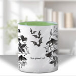 19853 bats personalised gothic mug 4