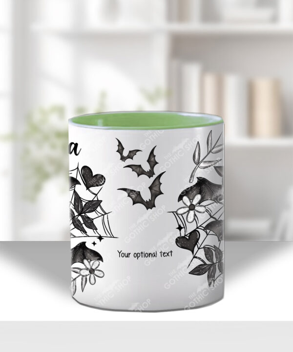 19853 bats personalised gothic mug 4