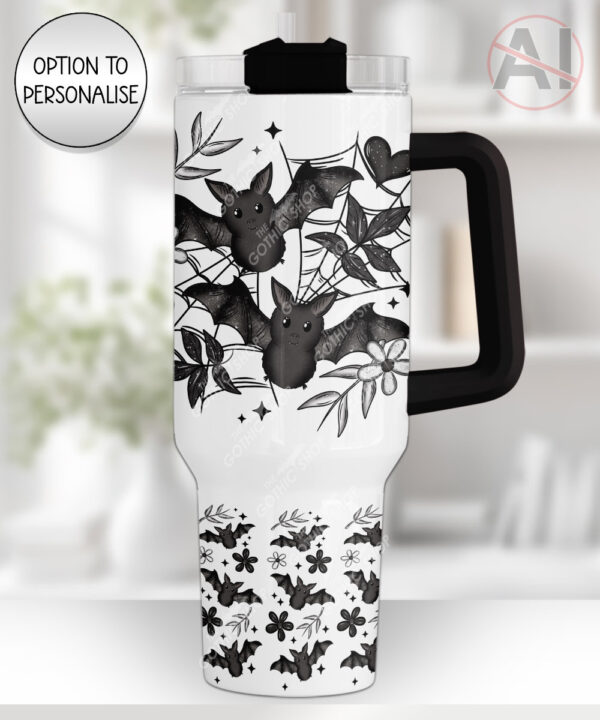 19856 bats personalised gothic 40oz tumbler 1