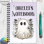 19865 daisy ghost gothic a5 notebook 1