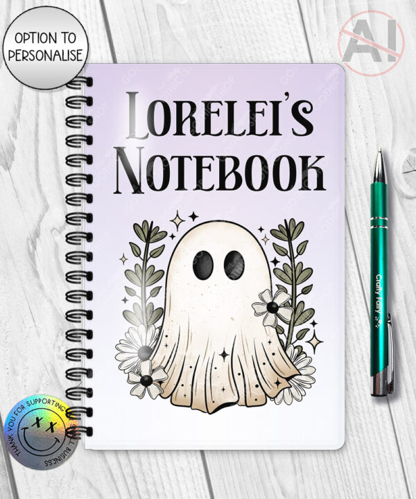 19865 daisy ghost gothic a5 notebook 1