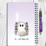 19865 daisy ghost gothic a5 notebook 2