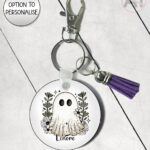 19867 daisy ghost gothic keyring 1