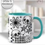 19869 grungy goth skull mug 1