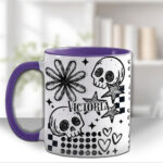 19869 grungy goth skull mug 2