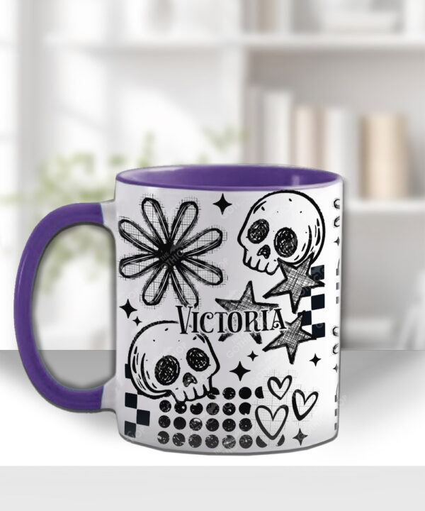 19869 grungy goth skull mug 2