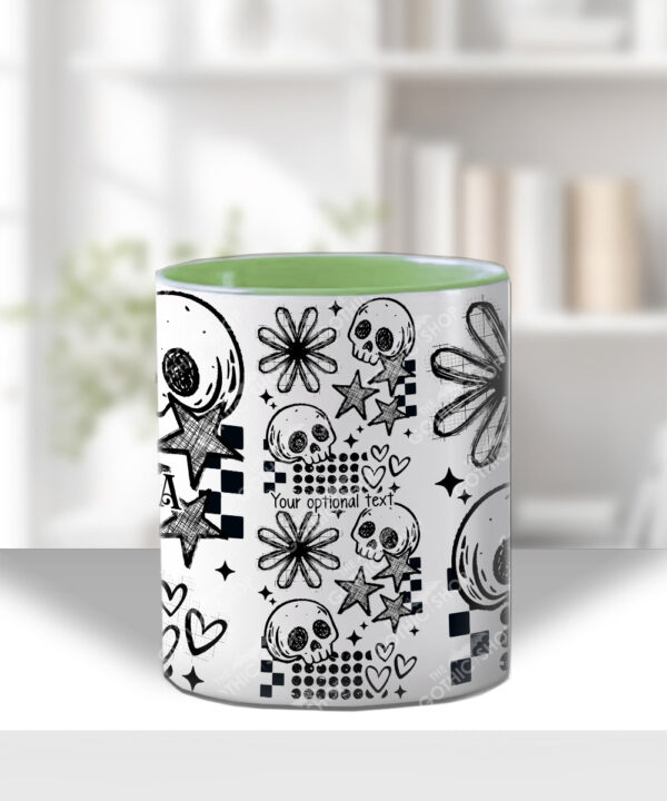 19869 grungy goth skull mug 4