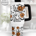 19876 halloween pumpkins personalised large tumbler 2