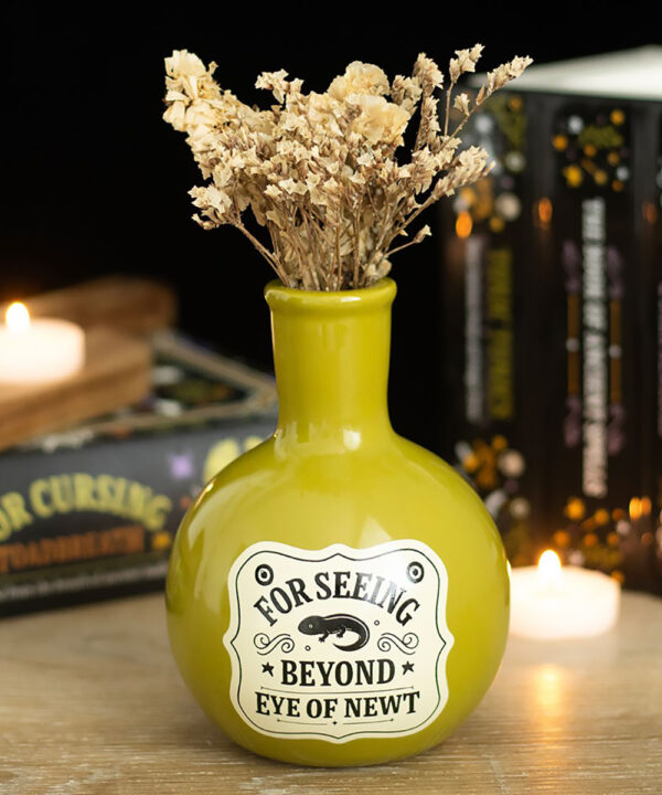 eye of newt potion bottle vase and candle holder