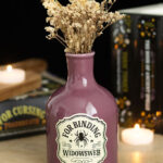 widowsweb potion bottle vase and candle holder