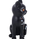 frightful folk black cat ornament