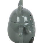 cute bat lidded mug
