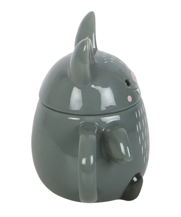 cute bat lidded mug