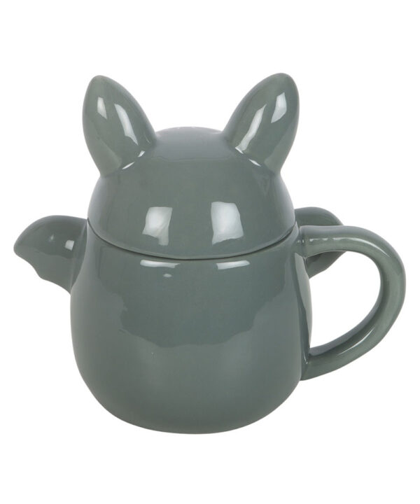 cute bat lidded mug