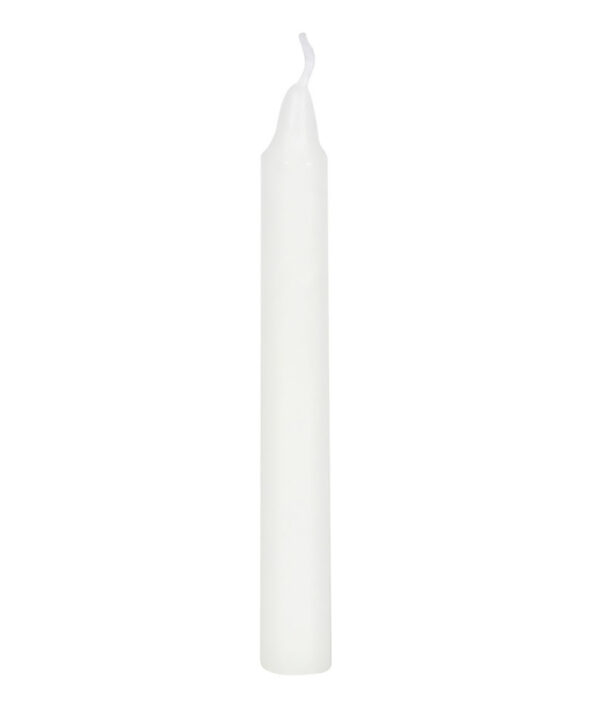 white 'happiness' spell candles set of 12