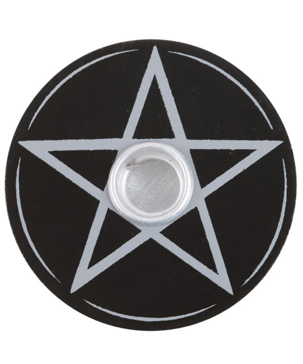 pentagram spell candle holder