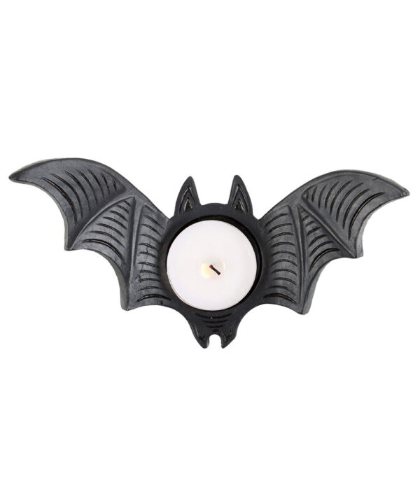 bat spell candle holder