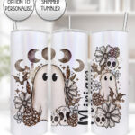 cottagecore winter ghost gothic halloween straight tumbler option to personalise
