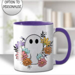 19929 ghost flowers personalised mug 1
