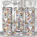 19930 ghost flowers personalised tumbler 1
