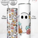 19930 ghost flowers personalised tumbler 3
