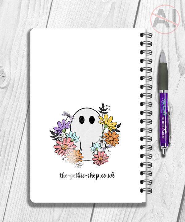 19933 ghost flowers personalised a5 notebook 3