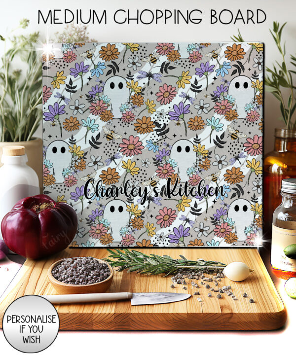 19934 ghost flowers personalised chopping board 1