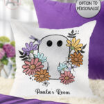 19935 ghost flowers personalised cushion 1