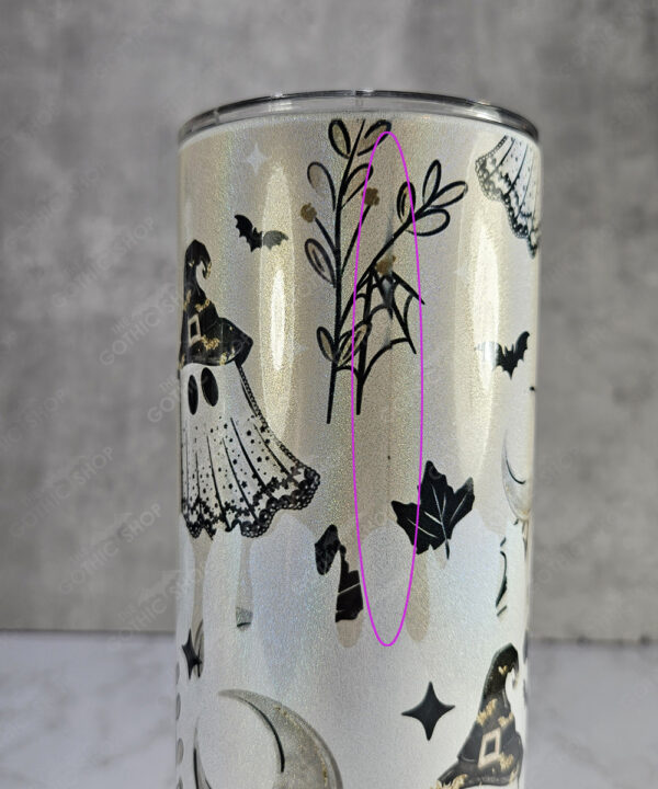 coffee spooky vibes gothic 20oz straight tumbler second (copy)