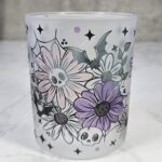 19946 skull flowers t light holder 1