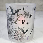 19946 skull flowers t light holder 2