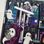 haunted library ghostie readers gothic rectangular tin gift second