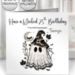 19964 personalised witchy ghost birthday card 1