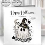 19964 personalised witchy ghost birthday card 2