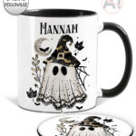 19965 personalised witchy ghost mug coaster 1