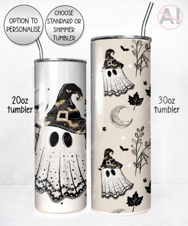 19966 personalised witchy ghost tumbler 2