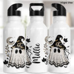 19967 personalised witchy ghost water bottle 3