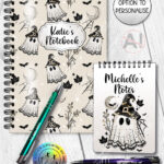 19969 personalised witchy ghost notebook 2