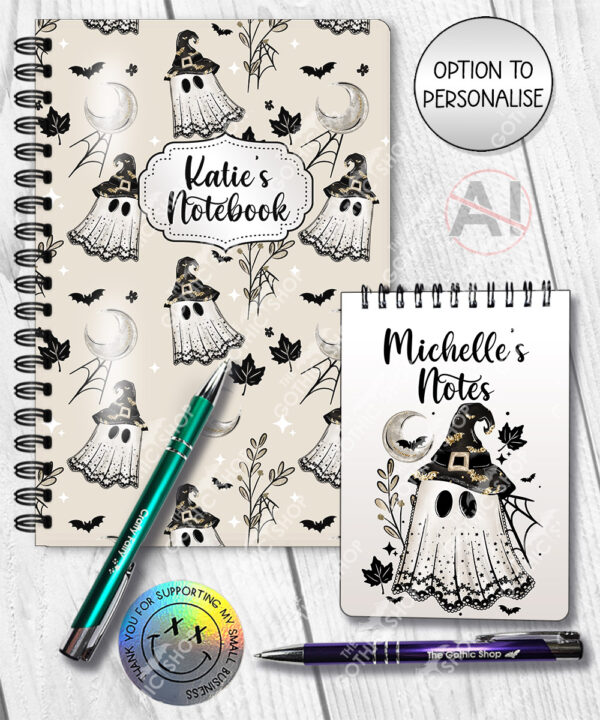 19969 personalised witchy ghost notebook 2