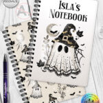19969 personalised witchy ghost notebook 3