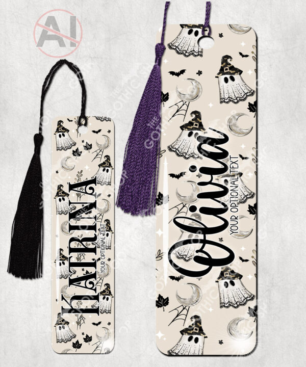 19972 personalised witchy ghost bookmark 1