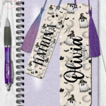 19972 personalised witchy ghost bookmark 2