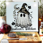19975 personalised witchy ghost chopping board 1