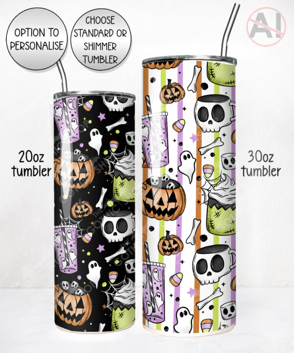 19977 caffeinated spooky season tumbler 3