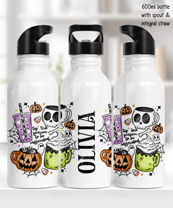 19978 caffeinated spooky season water bottle 1
